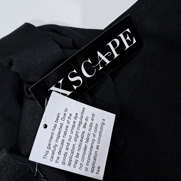 Xscape Women's Plus Size Knee Length Off The Shoulder Scuba Crepe Dress - Picture 11 of 16